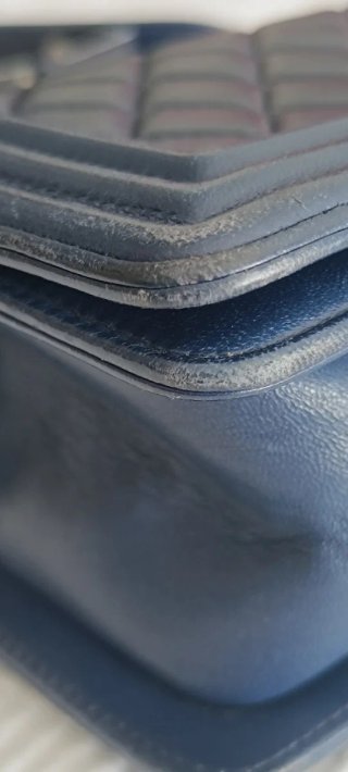 Bolso Le Boy Chanel Auténtico Azul