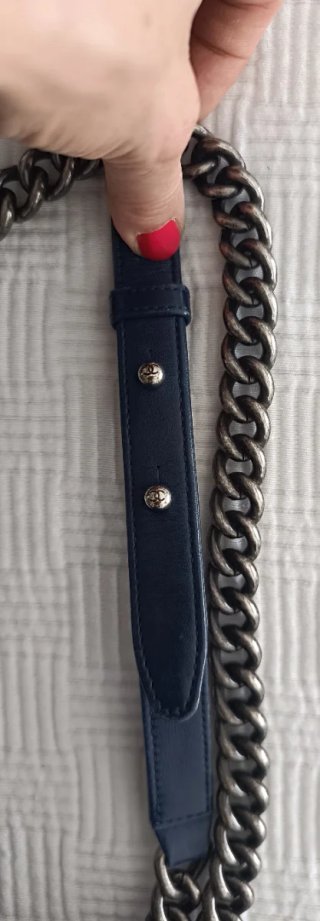 Bolso Le Boy Chanel Auténtico Azul