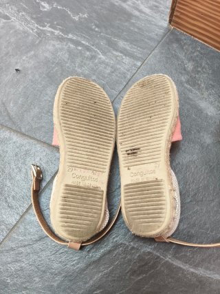 Alpargatas niña Conguitos Coral talla 29