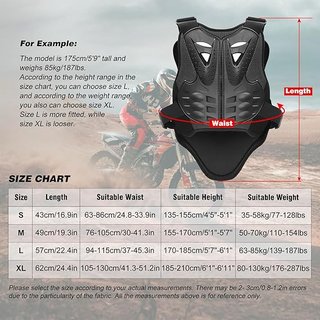 Protector Columna Vertebral Moto/Esquí/Ciclismo