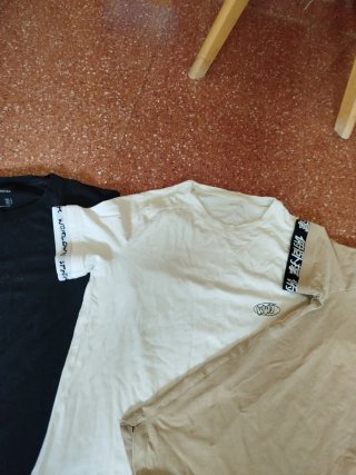 Lote 3 Camisetas Manga Corta Cómodas