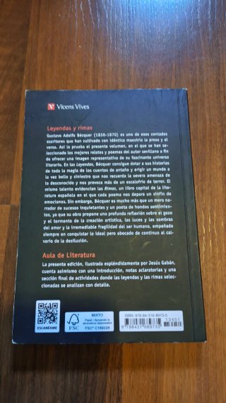 Leyendas y rimas de Gustavo Adolfo Becquer