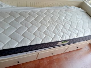 Sofá Cama IKEA HEMNES Beige/Blanco
