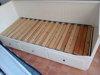 Sofá Cama IKEA HEMNES Beige/Blanco