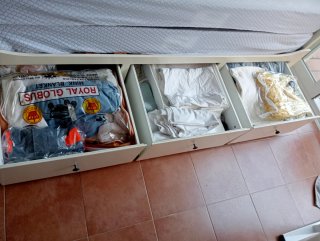 Sofá Cama IKEA HEMNES Beige/Blanco