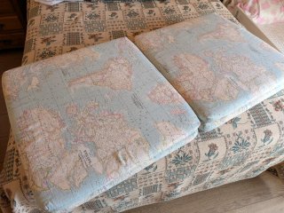 Colchoneta MIMUSELINA mapa mundi