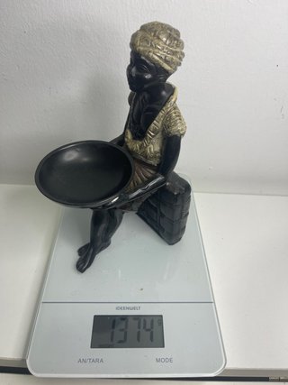 Figura Blackamoor Bronce Antiguo