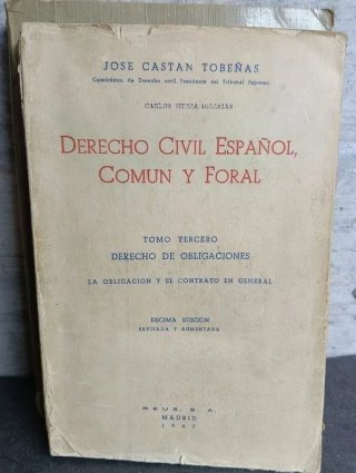 Derecho Civil Español, Común y Foral