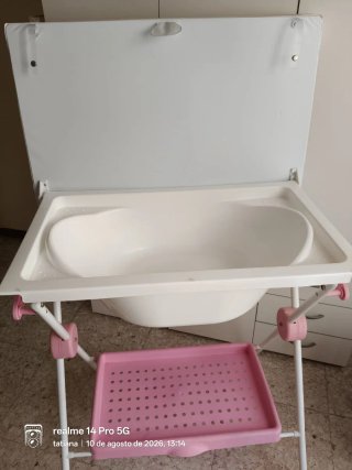 Cambiador bañera bebé con estampado
