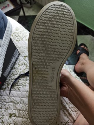 Zapatillas lona ADIDAS azul y blanco