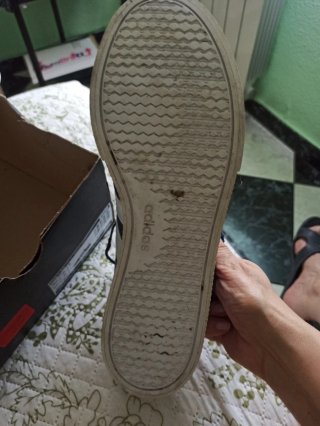 Zapatillas lona ADIDAS azul y blanco