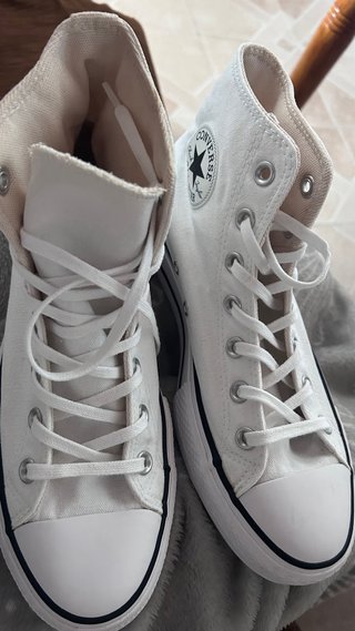 Converse All Star Blancas Plataforma