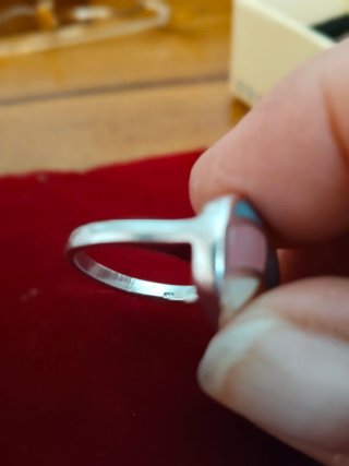 Anillo Plata 925 Diseño Mosaico Multicolor