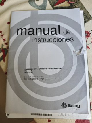 Microondas Integrable Balay (No Funciona)