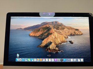 iMac con teclado inalámbrico