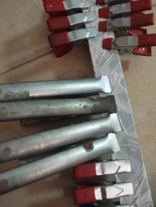 Lote pinzas metálicas varios tamaños
