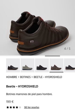 Botines Camper Beetle Marrones