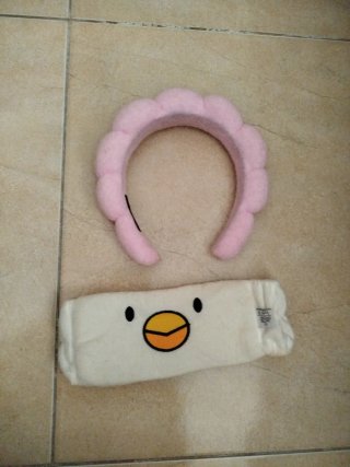 Diadema maquillaje y neceser de peluche