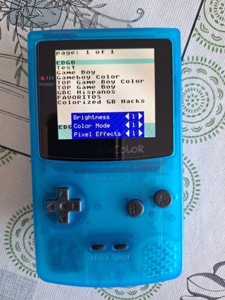 Game Boy Color Amoled táctil