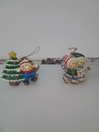 Adornos Navideños Madera y Plástico