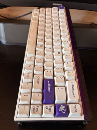 Melgeek made68 Teclado Mecánico Beige/Morado