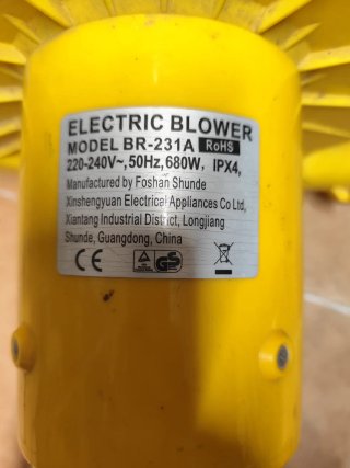 Inflador Eléctrico Castillo Hinchable