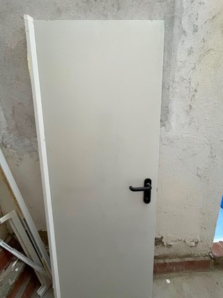 Puerta Cortafuegos Blanca 205x80cm