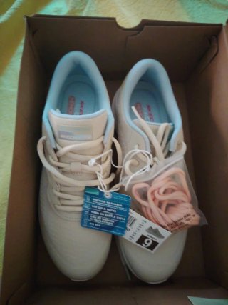 Zapatillas Skechers Beige y Azul