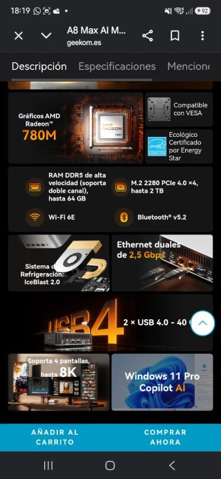 PC GEEKOM A8 MAX