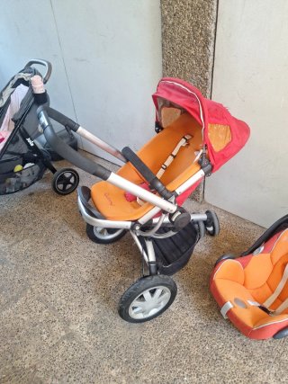 Conjunto carro Quinny Aluminio