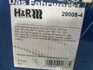 Muelles H&R 29008-4 VW Golf VI