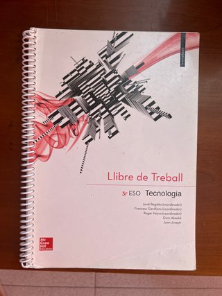 Tecnologia 3, Secundària Llibre de treball