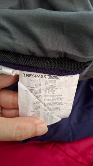 Saco dormir Trespass Bunka Kids 3 estaciones.