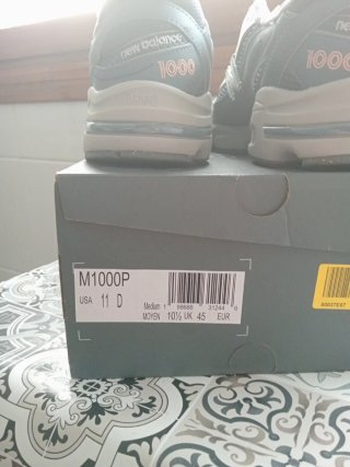 New Balance M1000P Azul talla 45, nuevas