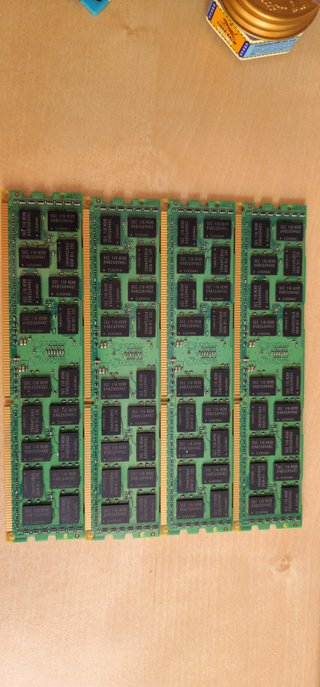 Kit 4x8GB RAM Servidor Samsung PC3 10600