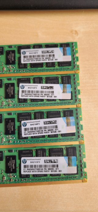 Kit 4x8GB RAM Servidor Samsung PC3 10600