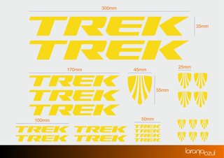 Kit Adesivos Refletivos Trek