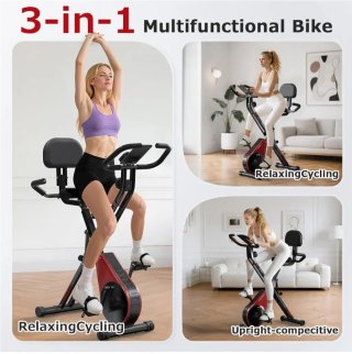 Bicicleta estática plegable magnética 3 en 1