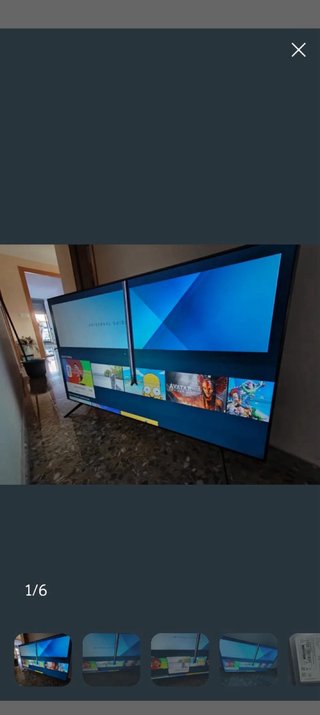 Televisor Samsung 65 Negro y Plata
