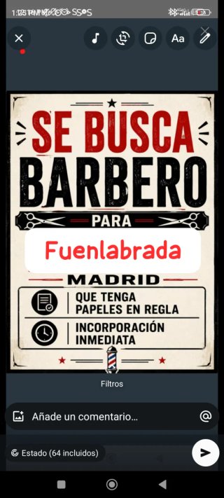 Se busca peluquero barbero