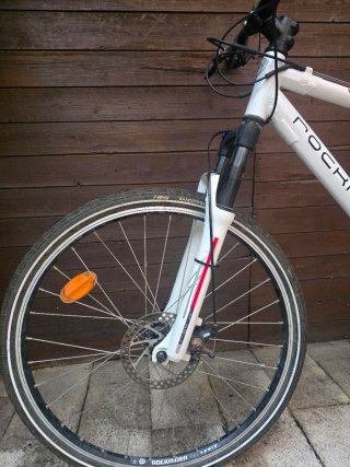 Bicicleta mtb Rockrider Blanca 5.3