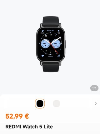 Xiaomi Redmi Watch 5 Lite Negro