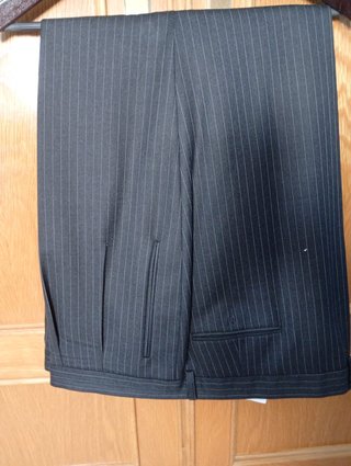 Traje Emidio Tucci Lana Gris Rayas Diplom Talla 70