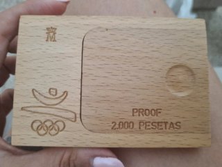 Moneda 2000 Pesetas Juegos Olímpicos 1990