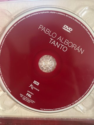 CD + DVD Pablo Alborán - Tanto