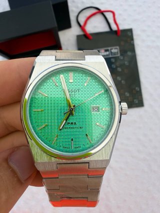 Tissot PRX 35mm cuarzo verde T137210A