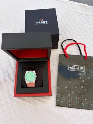 Tissot PRX 35mm cuarzo verde T137210A