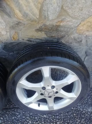 4 Llantas Mercedes 8 y 8.5x17 anclaje 5x112