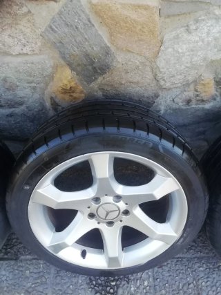 4 Llantas Mercedes 8 y 8.5x17 anclaje 5x112