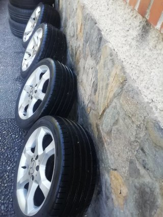 4 Llantas Mercedes 8 y 8.5x17 anclaje 5x112